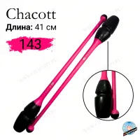 Булавы Chacott 41 см 143 Black Pink (черно-розовые)