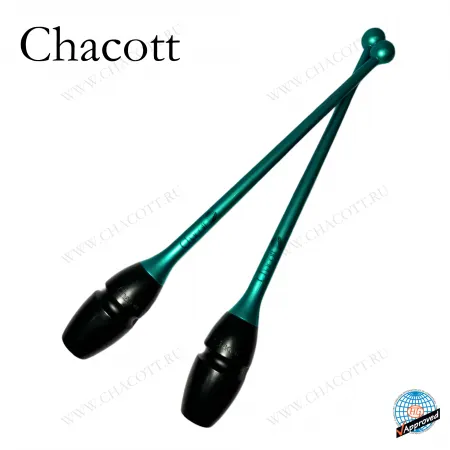 Булавы Chacott Hi-grip 41 см 137 Emerald Green (Эмеральд зеленые) - фото