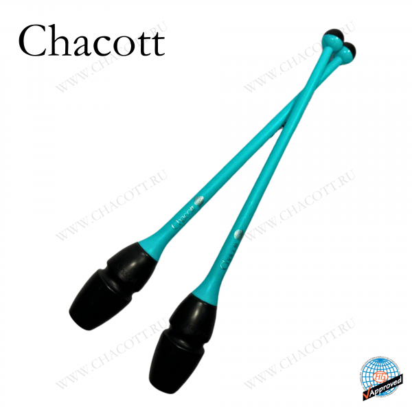 Булавы Chacott 45,5 см 134 Black Sea Green (черно-зеленые) - фото